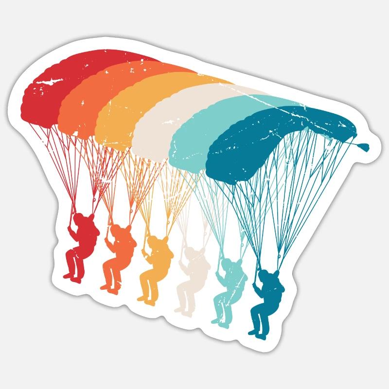 Skydive Evolution: Skydiver Design Sticker taille S (10 x 10 cm)