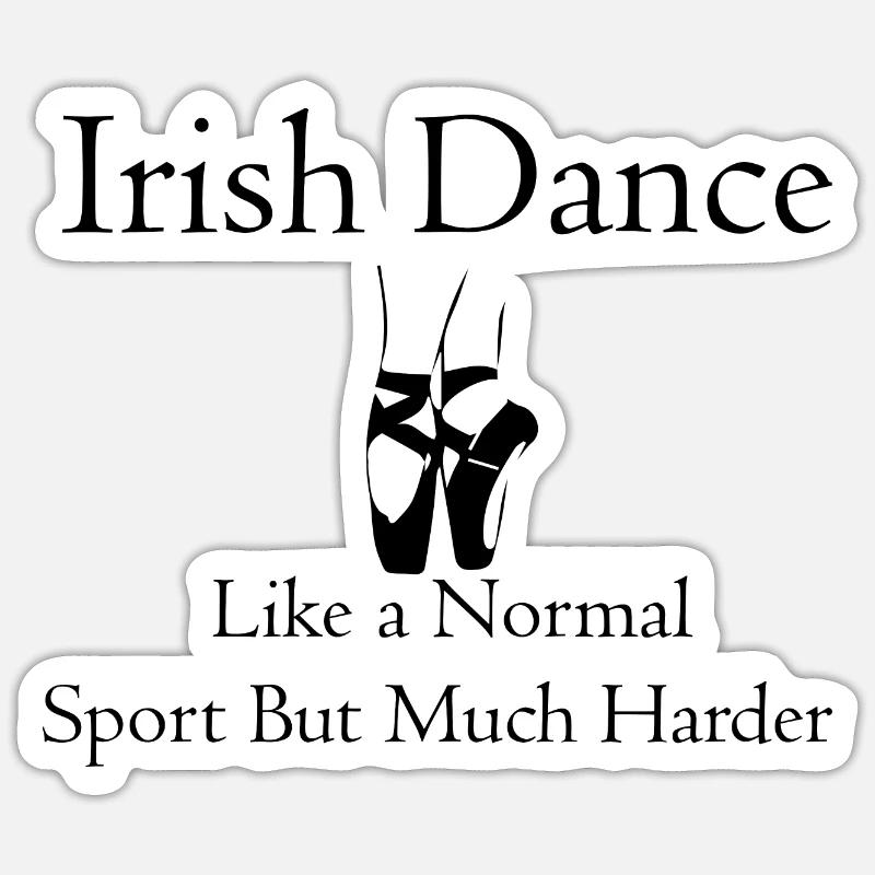 Dancing Dance Music - Sticker Größe S (10 x 10 cm) - Mattweiß
