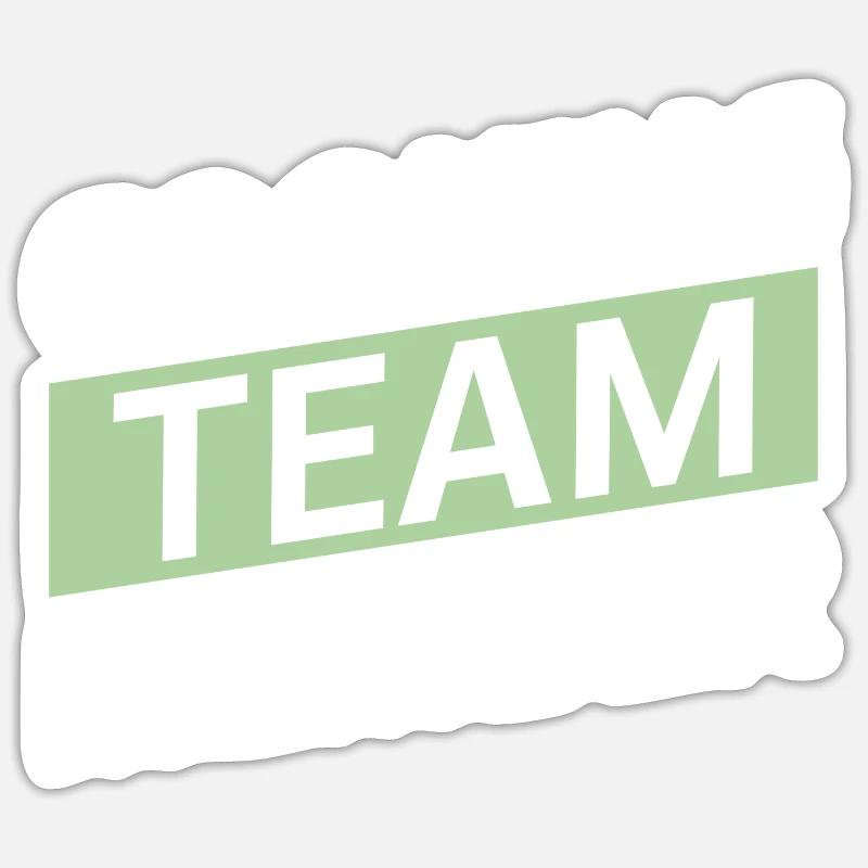 Cooking Team - Sticker size S (10 x 10 cm) - white matte