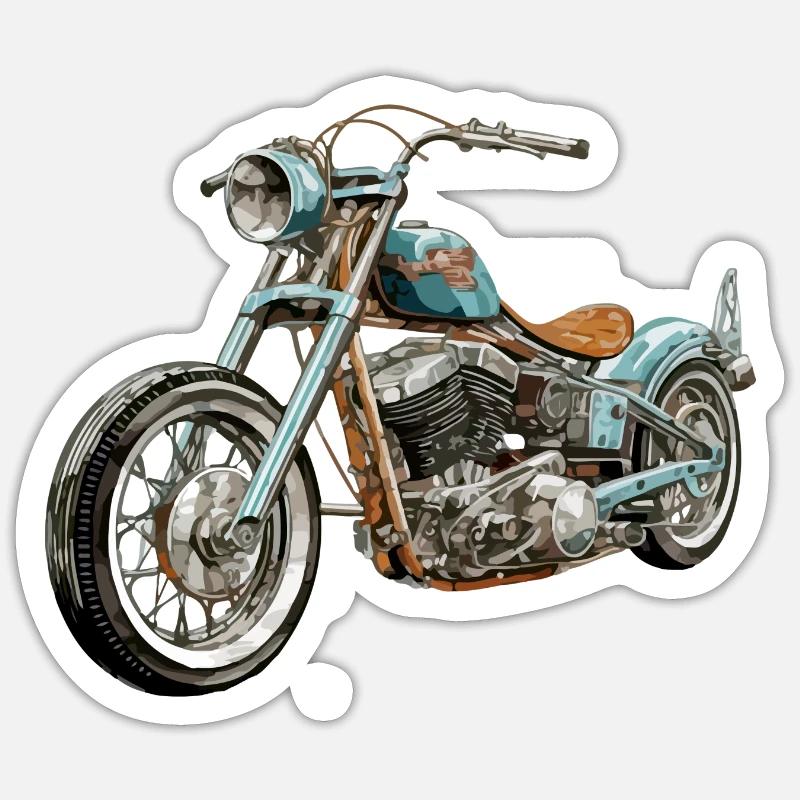 Eternel chopper Sticker taille S (10 x 10 cm)