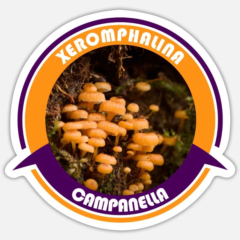 Geselliger Glöckchennabeling Sticker Größe S (10 x 10 cm)