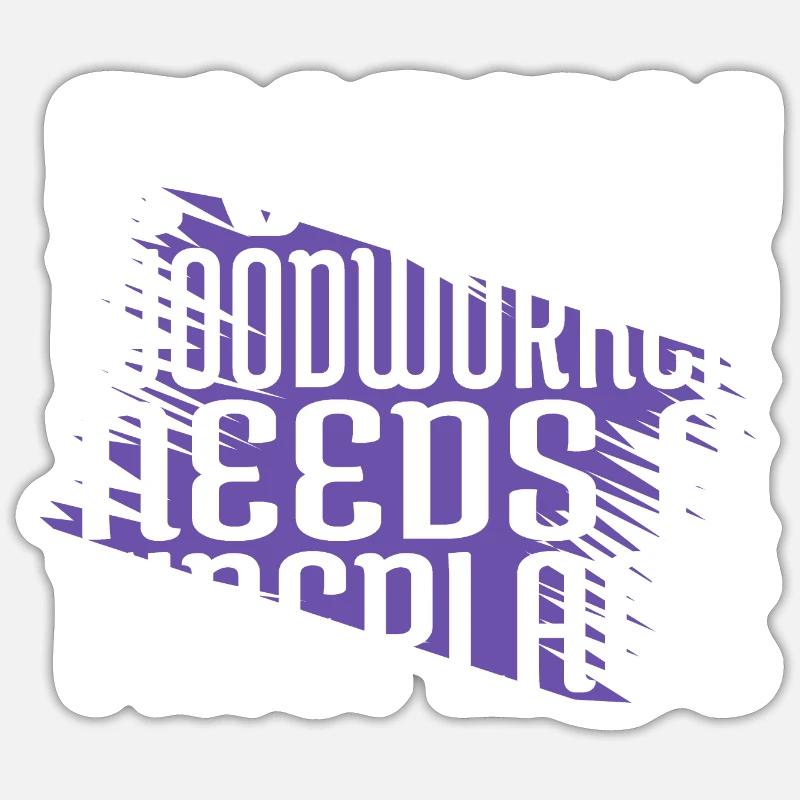 Cutter Funny Carpenter Carpenter John Carpenter Sticker taille S (10 x 10 cm)