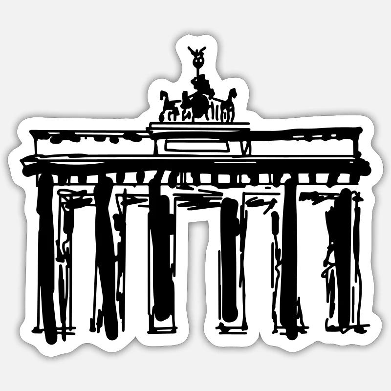 BERLIN Sticker Größe S (10 x 10 cm)