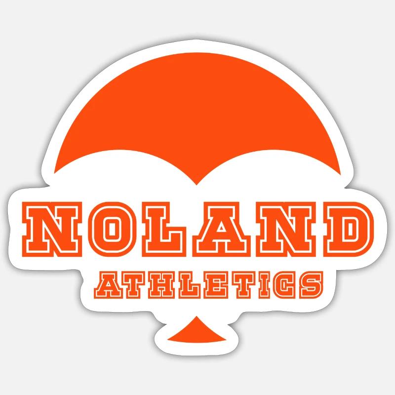 Noland Leichtathletik - Sticker Größe S (10 x 10 cm) - Mattweiß