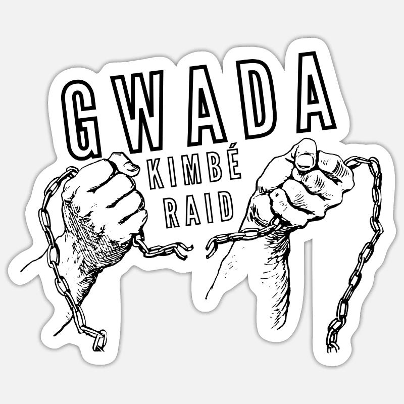 gwada Sticker taille S (10 x 10 cm)