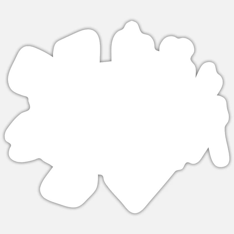 Math Teacher - Sticker taille S (10 x 10 cm) - blanc mat