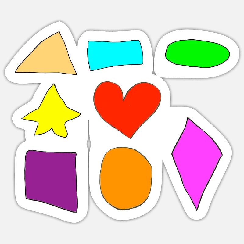STELLA - Sticker size S (10 x 10 cm) - white matte