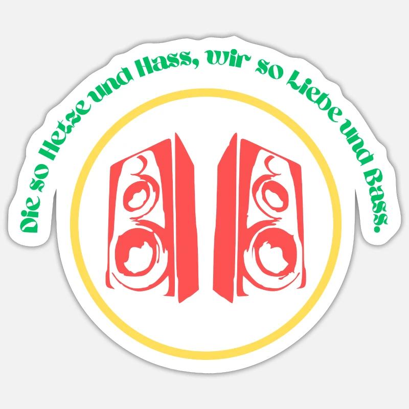 Sticker Größe S (10 x 10 cm) - 