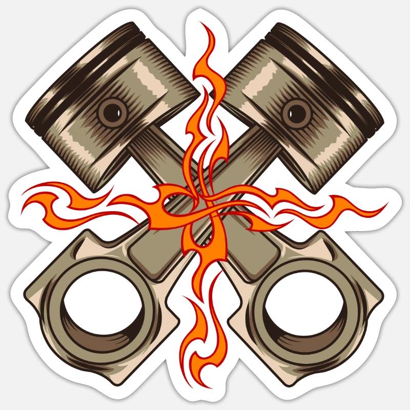 Speed - Sticker size S (10 x 10 cm) - white matte