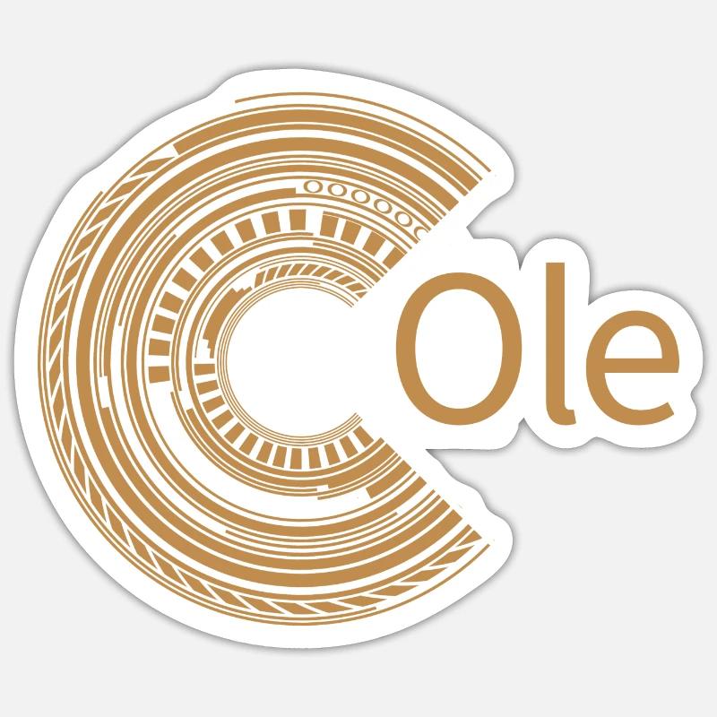 For Ole - Sticker size S (10 x 10 cm) - white matte