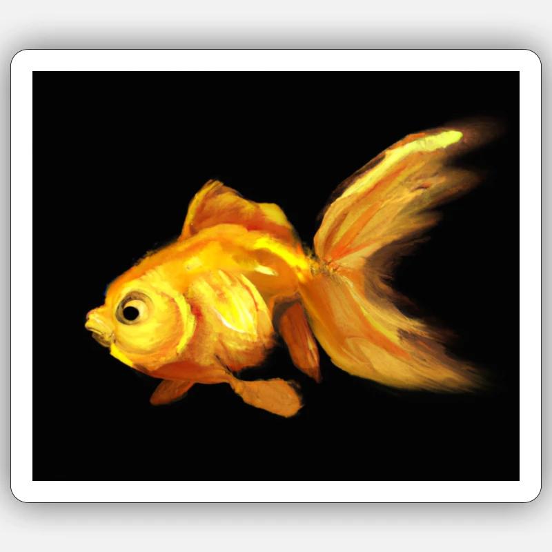 Goldfish Sticker size S (10 x 10 cm)