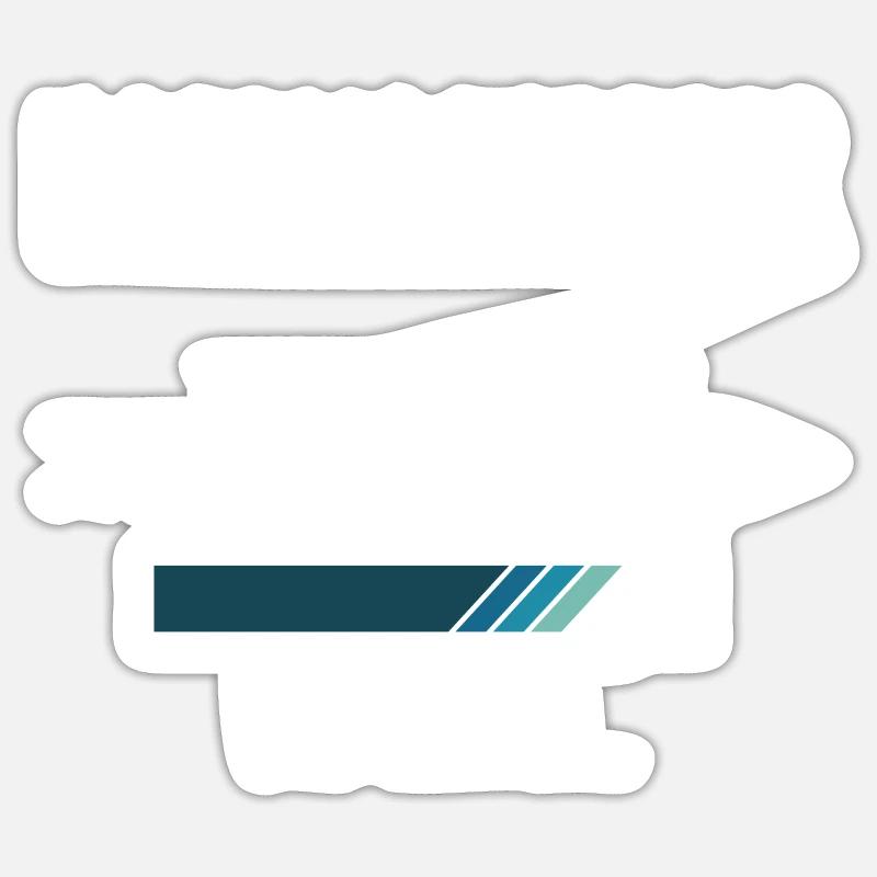 Hafenschiffer Ausbildung Beruf Geschenk - Sticker Größe S (10 x 10 cm) - Mattweiß