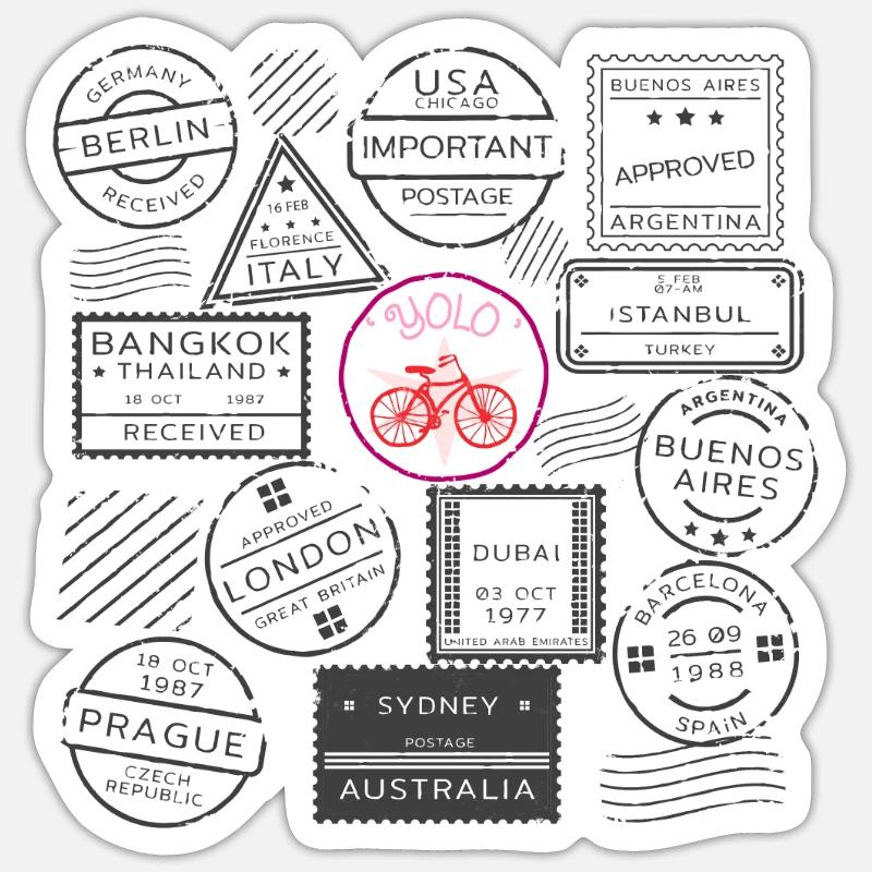 Sticker Größe S (10 x 10 cm) - 