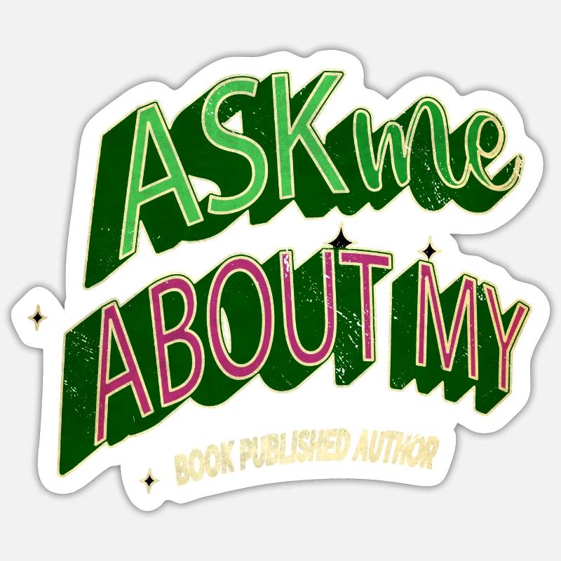 computer language birthday - Sticker size S (10 x 10 cm) - white matte