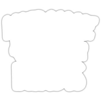 allergique aux lundis - Sticker taille S (10 x 10 cm) - blanc mat - Devant