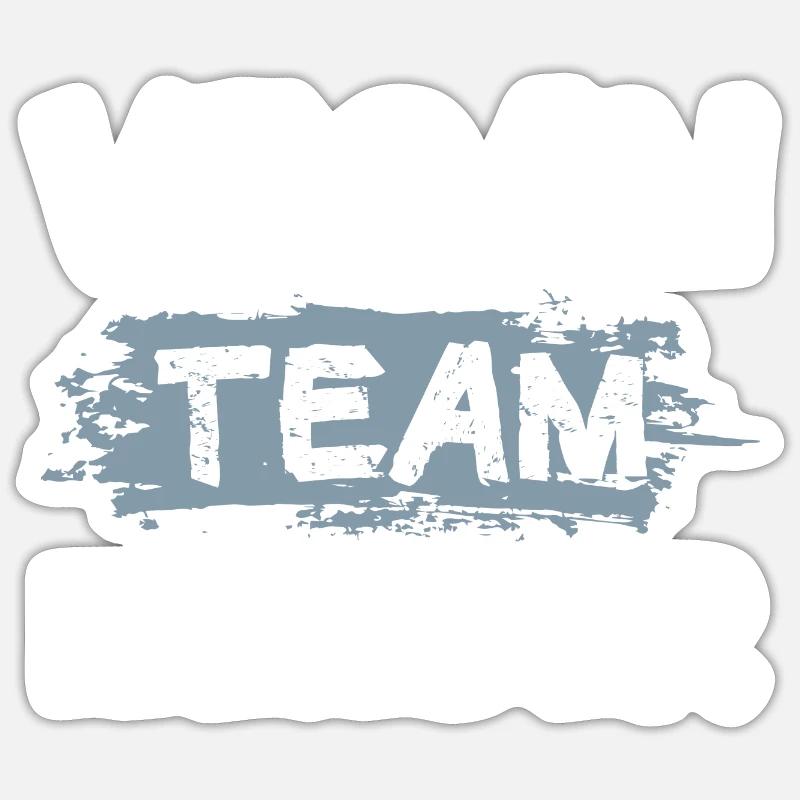 Équipe Vegan - Sticker taille S (10 x 10 cm) - blanc mat