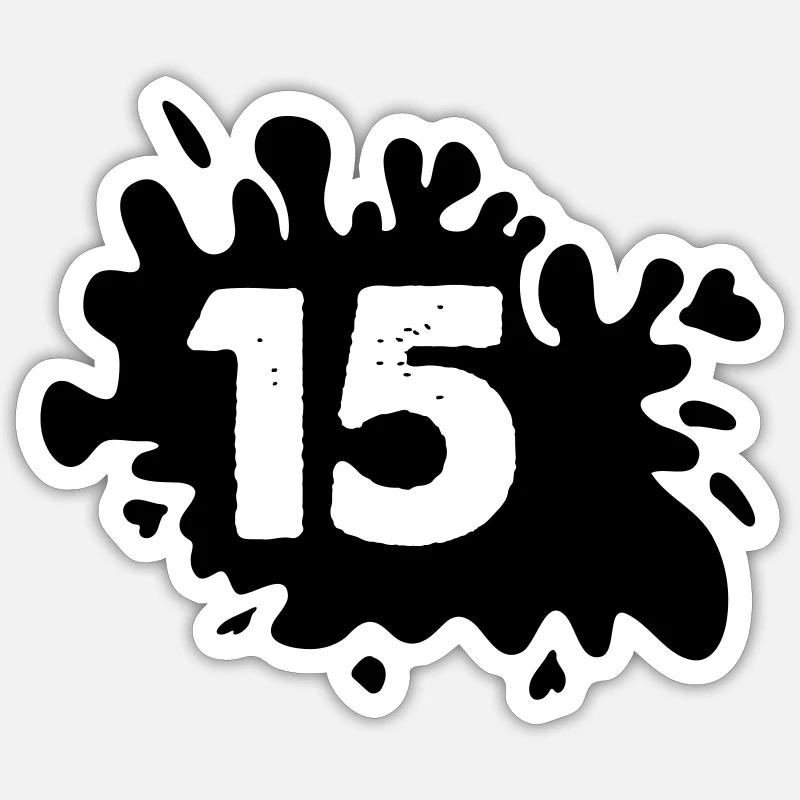 Blobs 15 Sticker size S (10 x 10 cm)