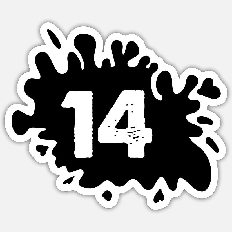 Blobs 14 Sticker size S (10 x 10 cm)