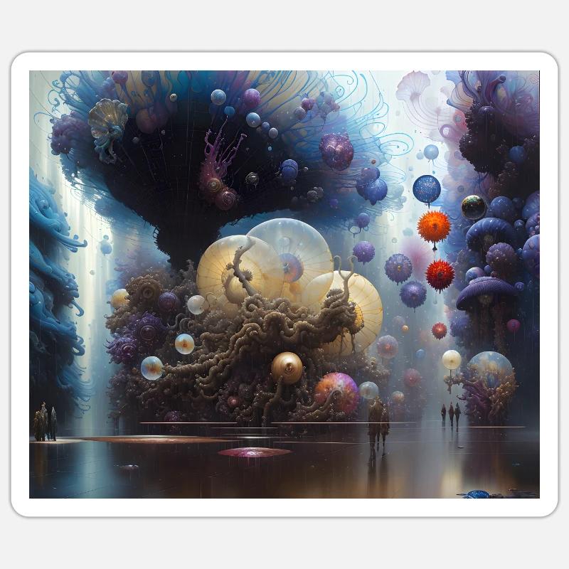 Reise mit Actarus #4 Sticker Größe S (10 x 10 cm)