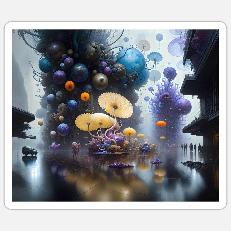 Reise in Actarus #8 Sticker Größe S (10 x 10 cm)