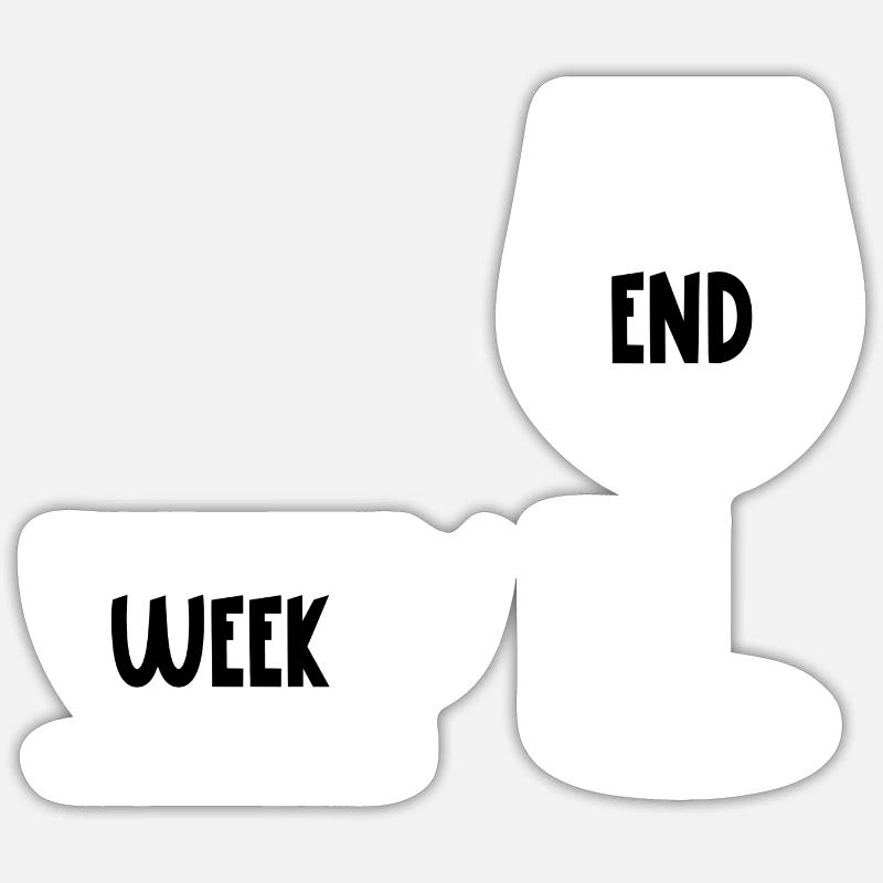 weekend Sticker size S (10 x 10 cm)