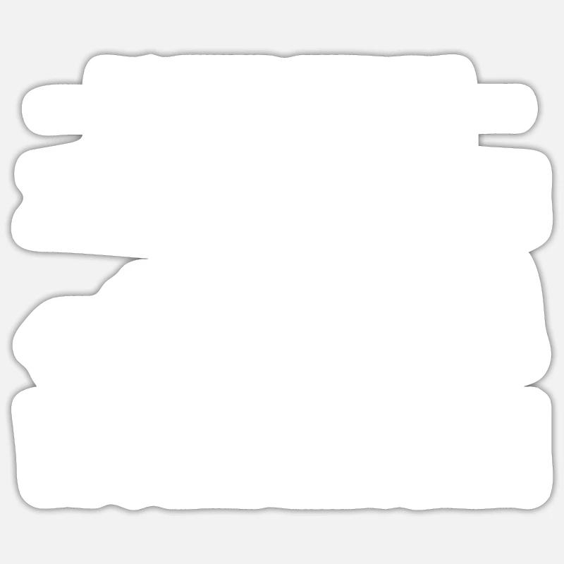 Camping - Sticker Größe S (10 x 10 cm) - Mattweiß