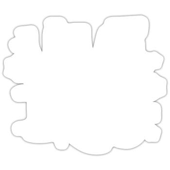 Vive Noël - Sticker taille S (10 x 10 cm) - blanc mat - Devant
