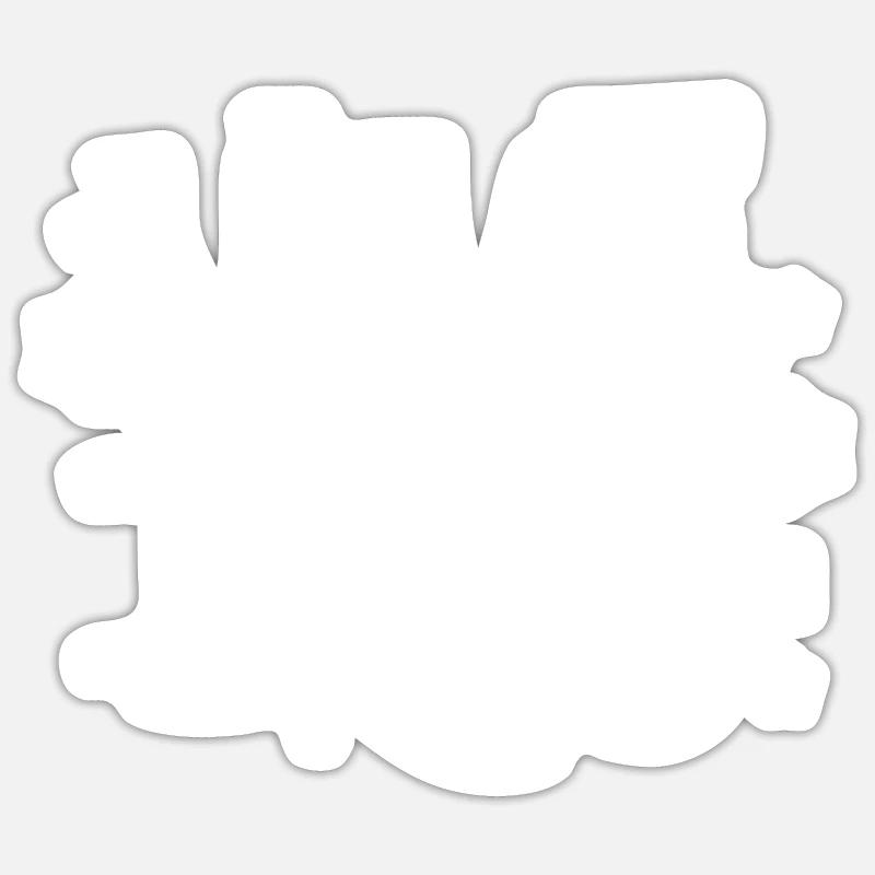 Vive Noël - Sticker taille S (10 x 10 cm) - blanc mat