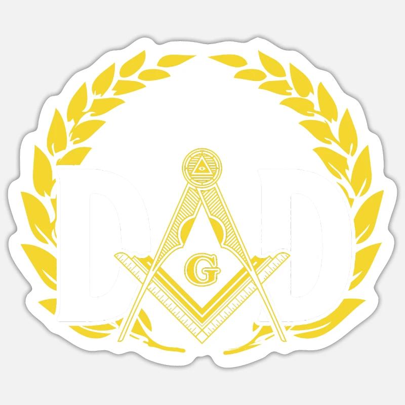 Masonic Freemasonry Fraternal Sticker Größe S (10 x 10 cm)