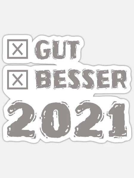 2021 - Sticker Größe S (10 x 10 cm) - Mattweiß
