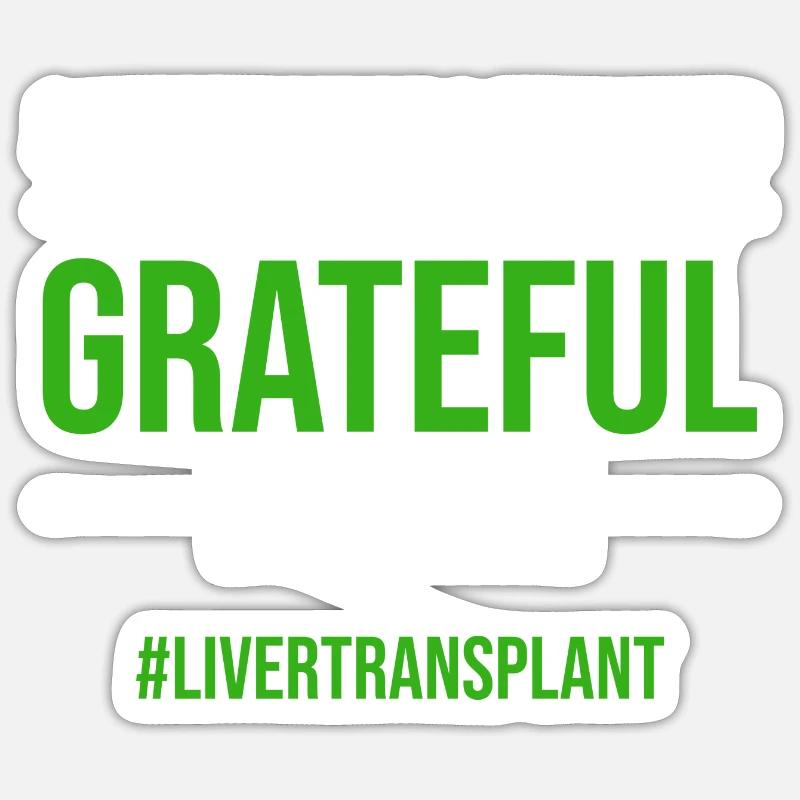 Organspender - Sticker Größe S (10 x 10 cm) - Mattweiß
