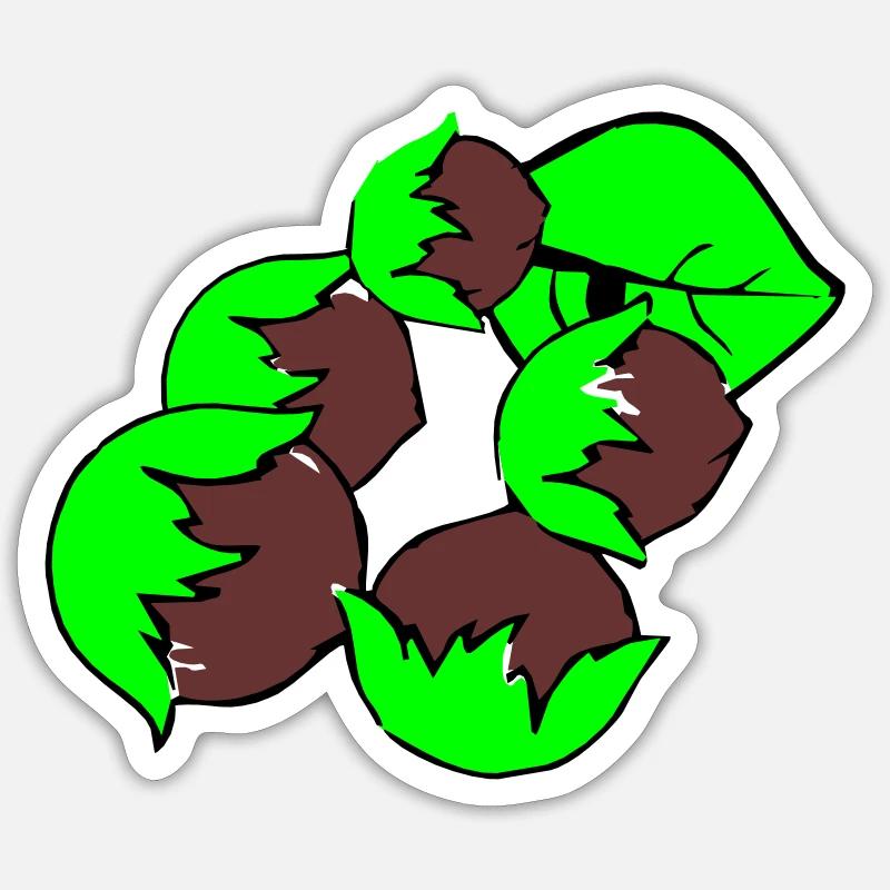 Nuts Sticker size S (10 x 10 cm)