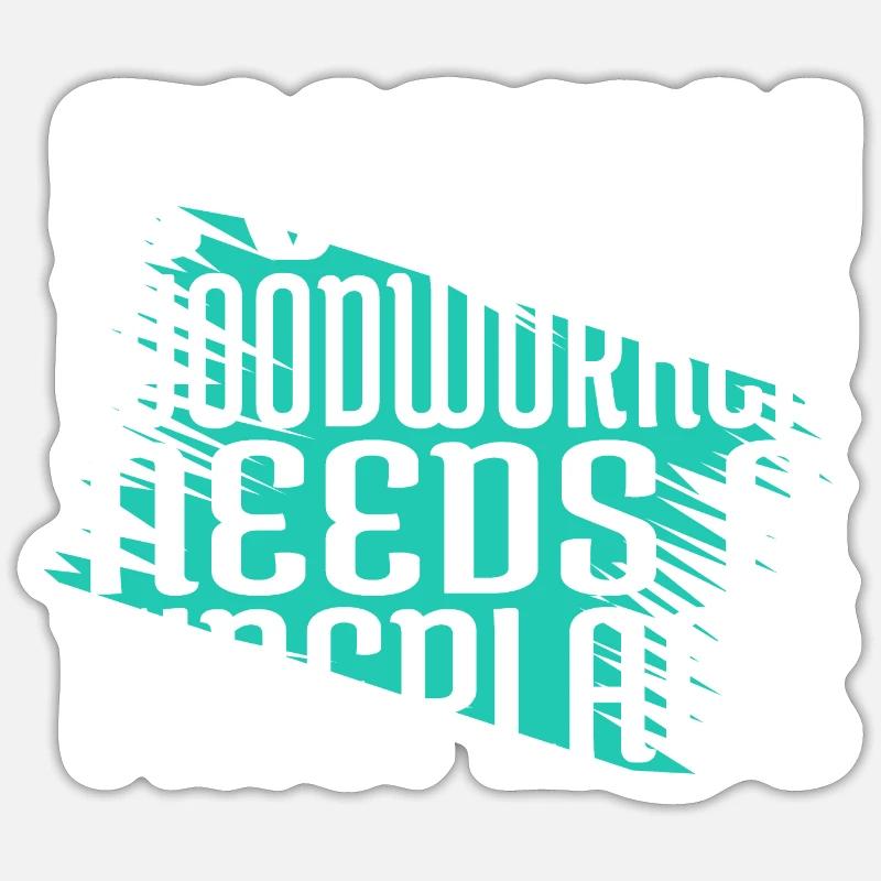 cabinetmaker bday arboriculture Sticker size S (10 x 10 cm)