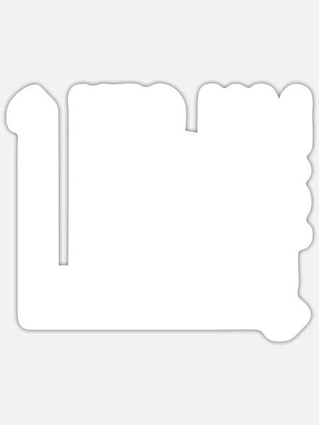 Ja, ich habe immer Recht Lustig Rechtwinklig Jahrgang - Sticker Größe S (10 x 10 cm) - Mattweiß