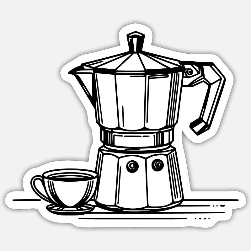 Bialetti Sticker Größe S (10 x 10 cm)