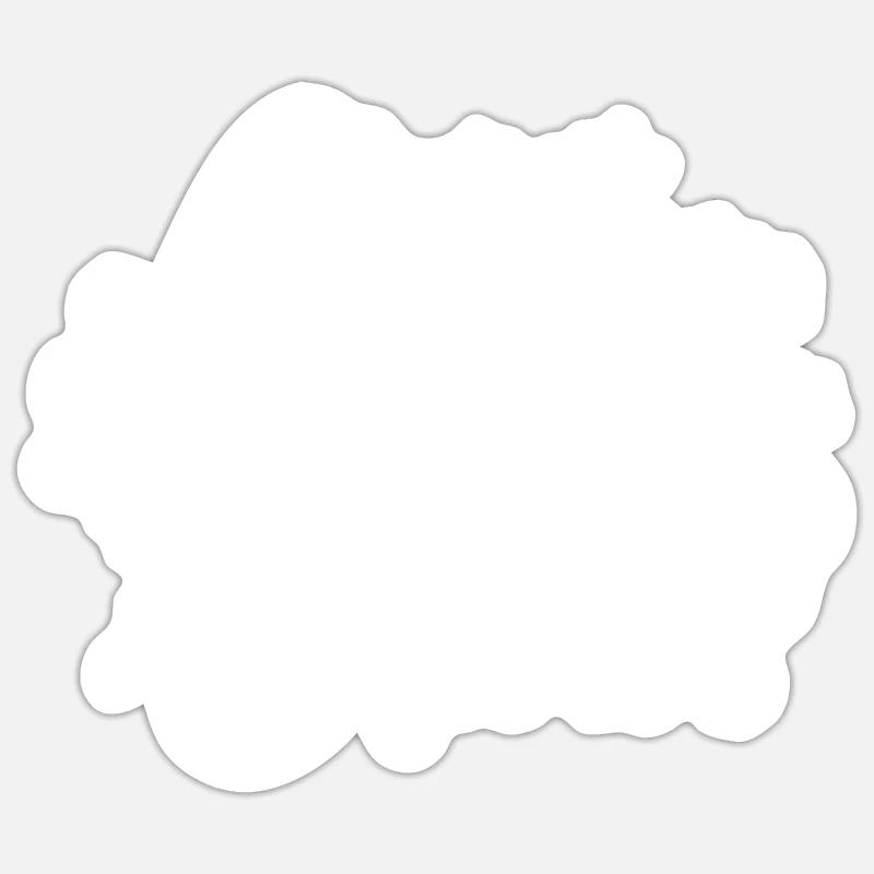 Qu’il neige - Sticker taille S (10 x 10 cm) - blanc mat