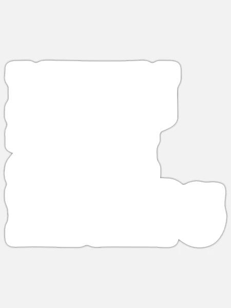Nein zum krieg - Sticker Größe S (10 x 10 cm) - Mattweiß