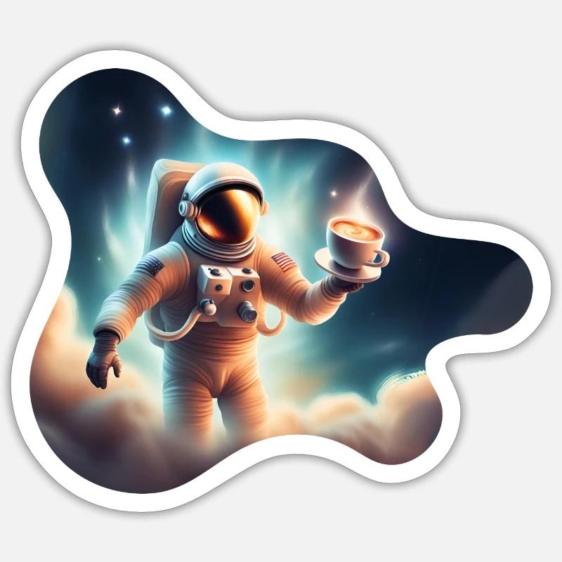 Expédition expresso dans l’espace Sticker taille S (10 x 10 cm)