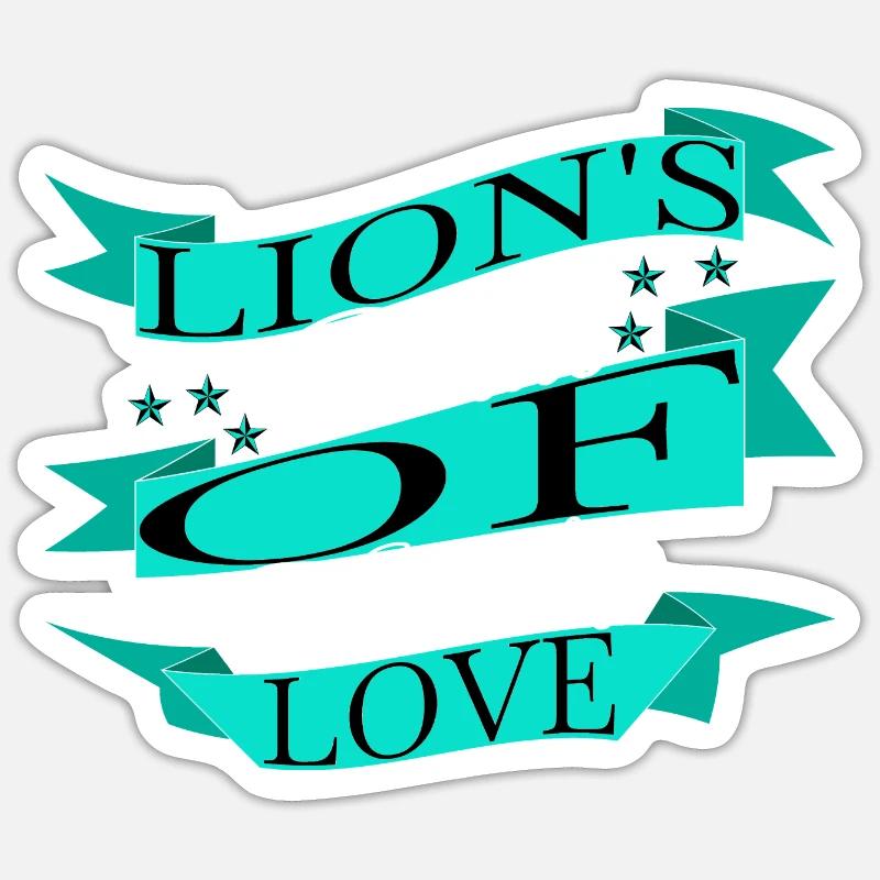awesome quality time lion pride dynamics Sticker Größe S (10 x 10 cm)