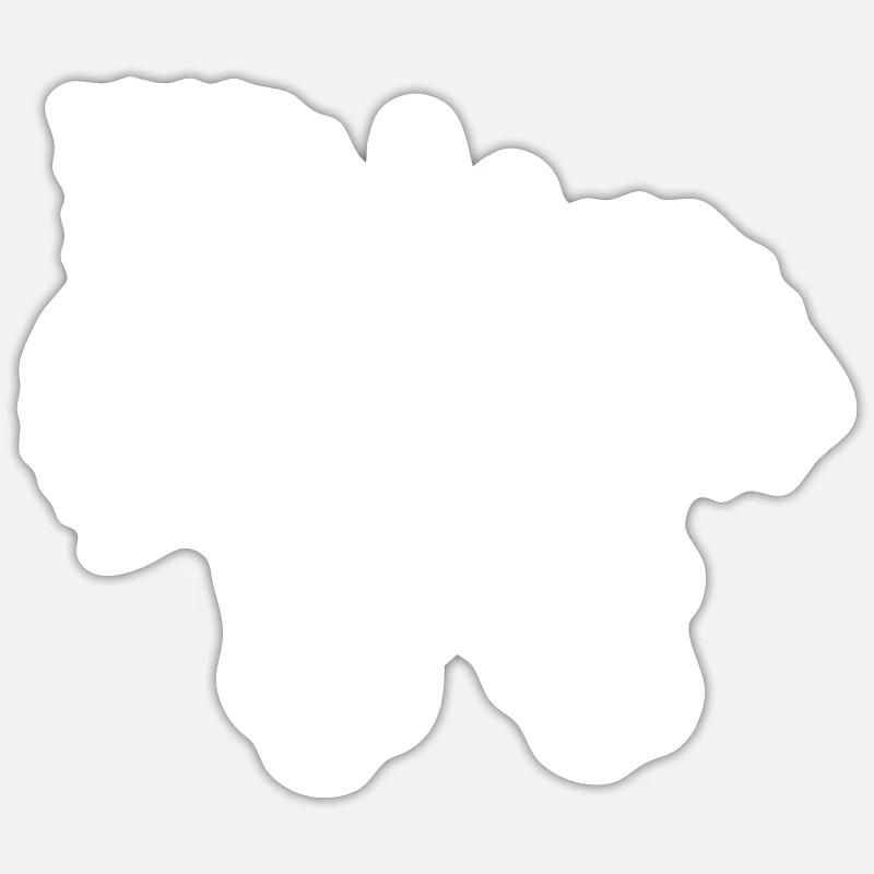 Raisins Raisins - Sticker taille S (10 x 10 cm) - blanc mat
