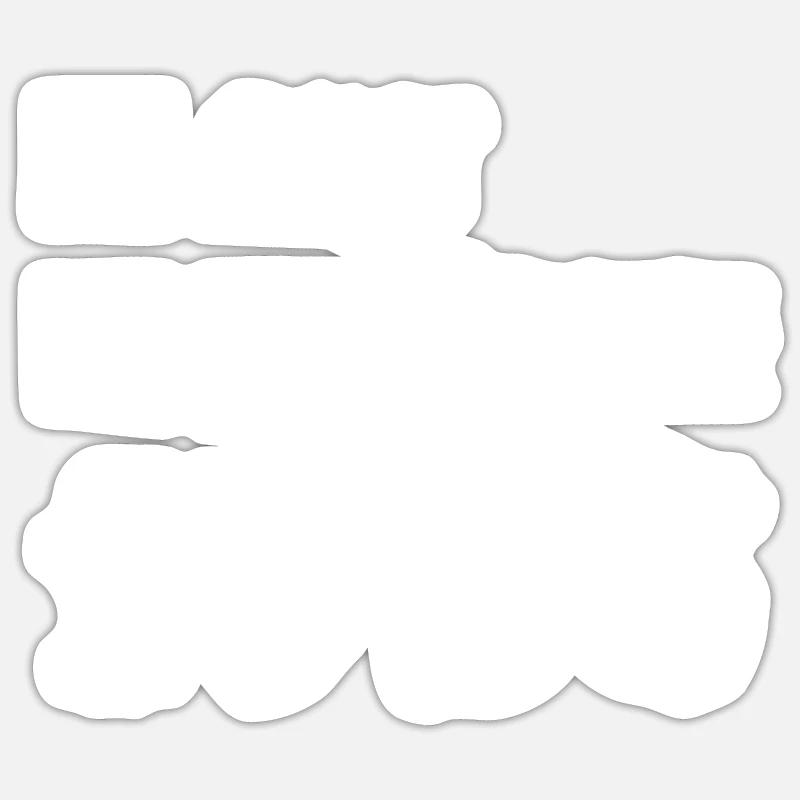 1983 - Sticker size S (10 x 10 cm) - white matte