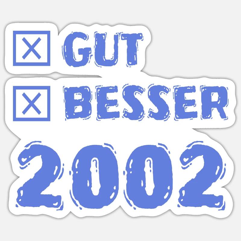 Better 2002 Sticker size S (10 x 10 cm)