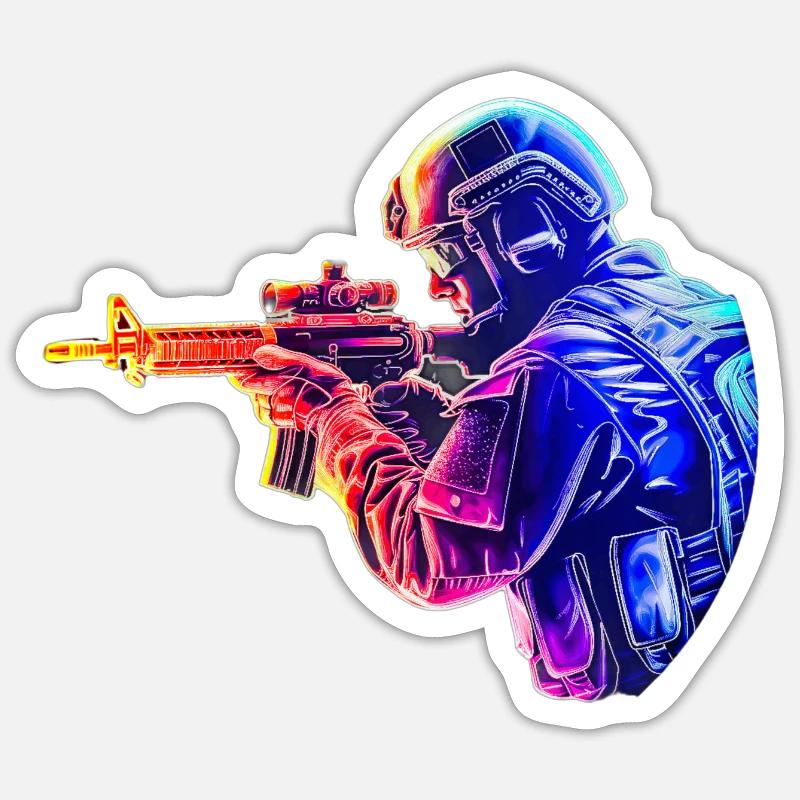 Sticker Größe S (10 x 10 cm) - 