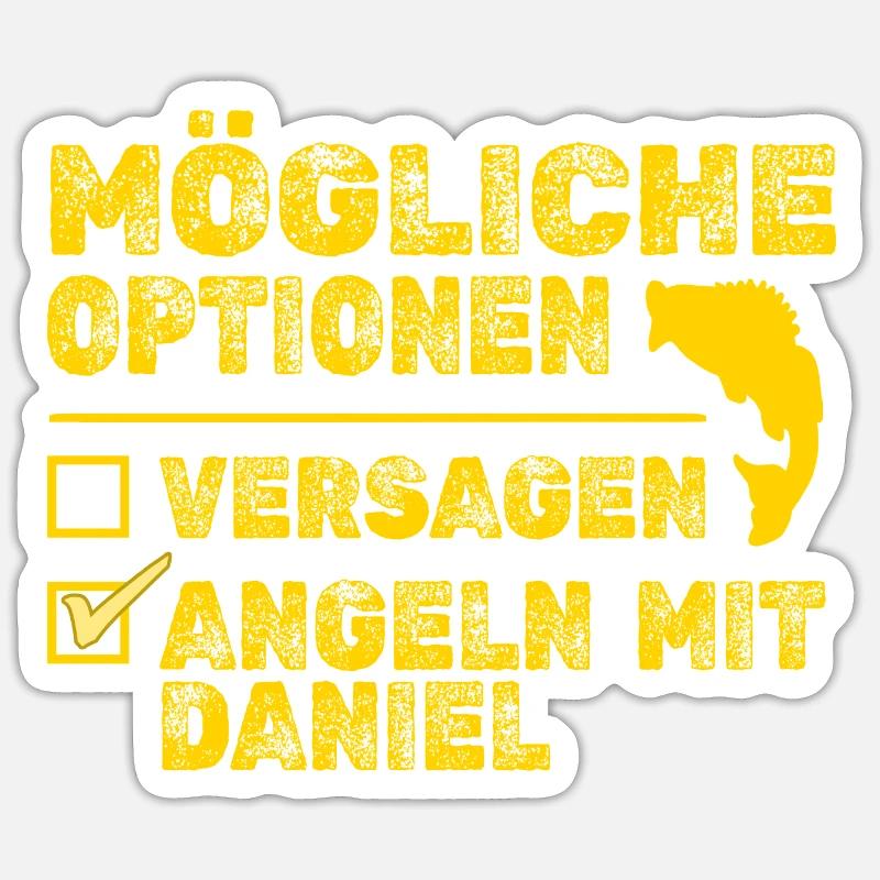 Daniel Daniel - Sticker size S (10 x 10 cm) - white matte