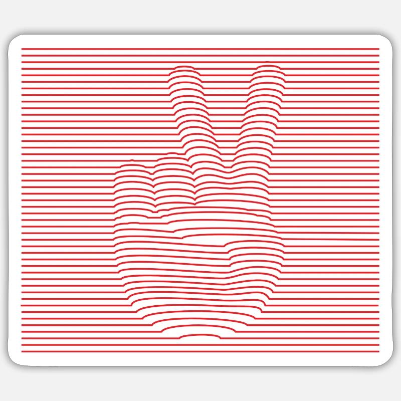 Peace - Sticker Größe S (10 x 10 cm) - Mattweiß