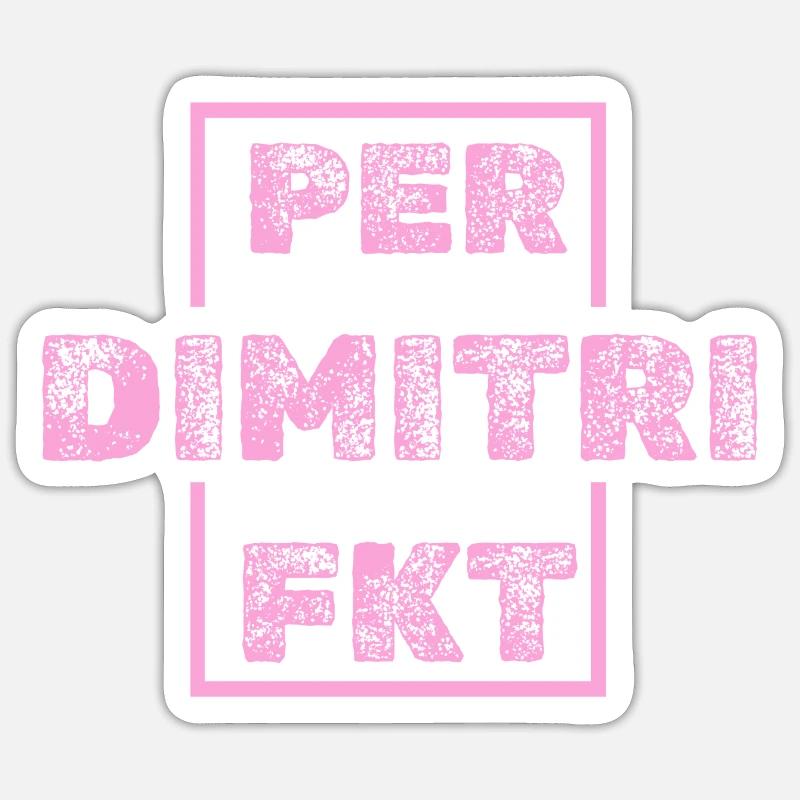 Dimitri Sticker Größe S (10 x 10 cm)