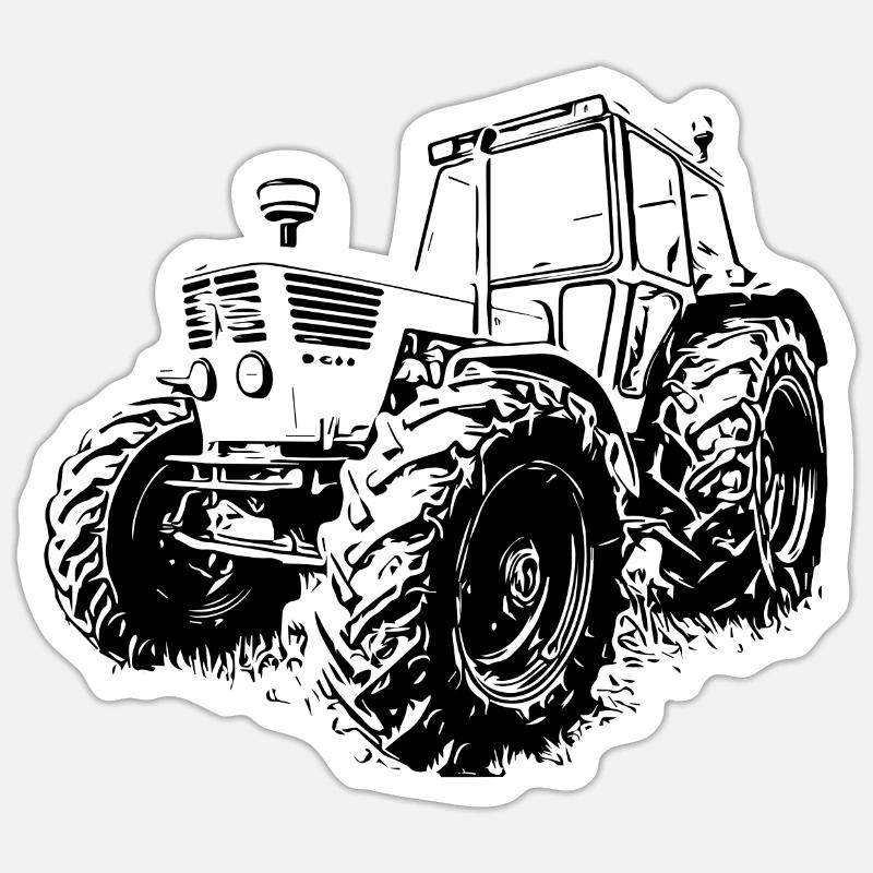 Deutz Traktor Sticker Größe S (10 x 10 cm)