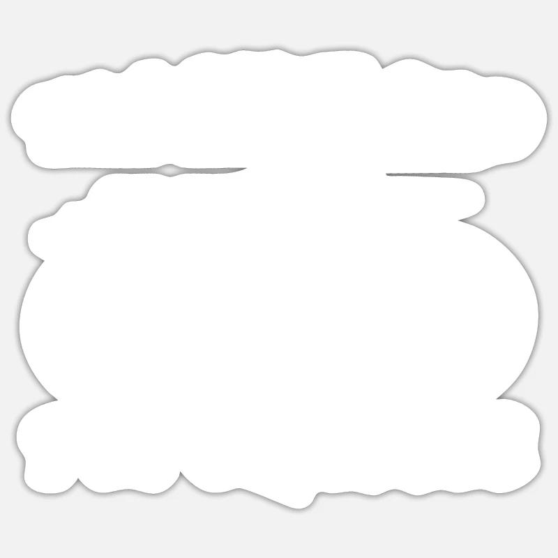 Ich bin nicht alt, ich bin klassisch - Sticker Größe S (10 x 10 cm) - Mattweiß