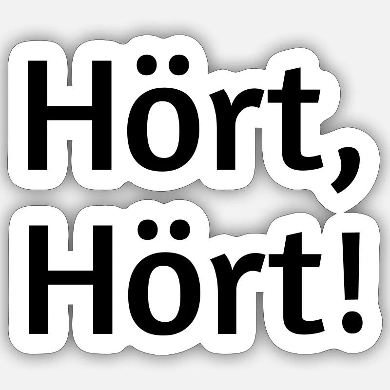 Hears, hears Sticker size S (10 x 10 cm)