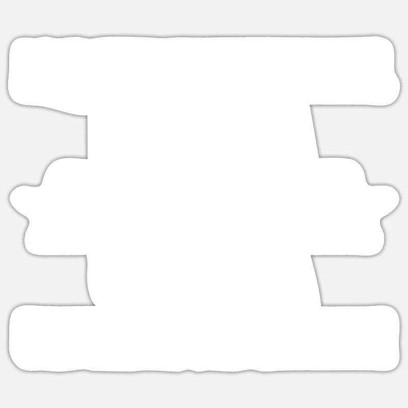 Papa - Sticker Größe S (10 x 10 cm) - Mattweiß